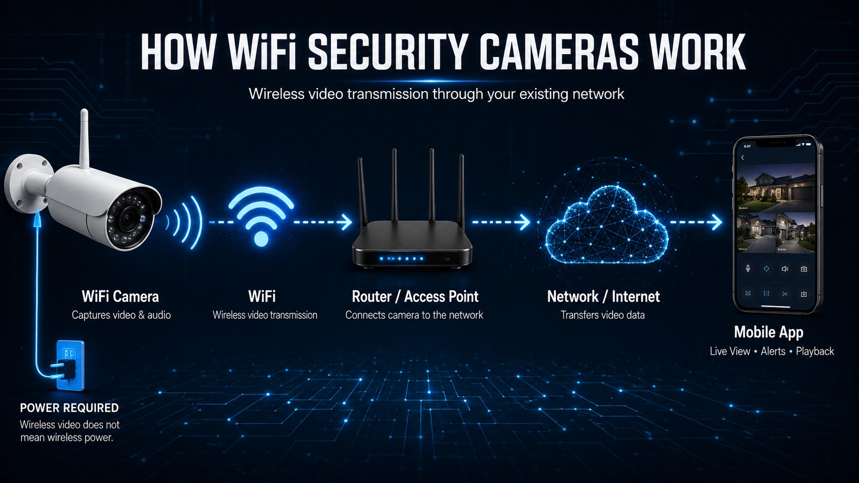 WiFi security camera systems